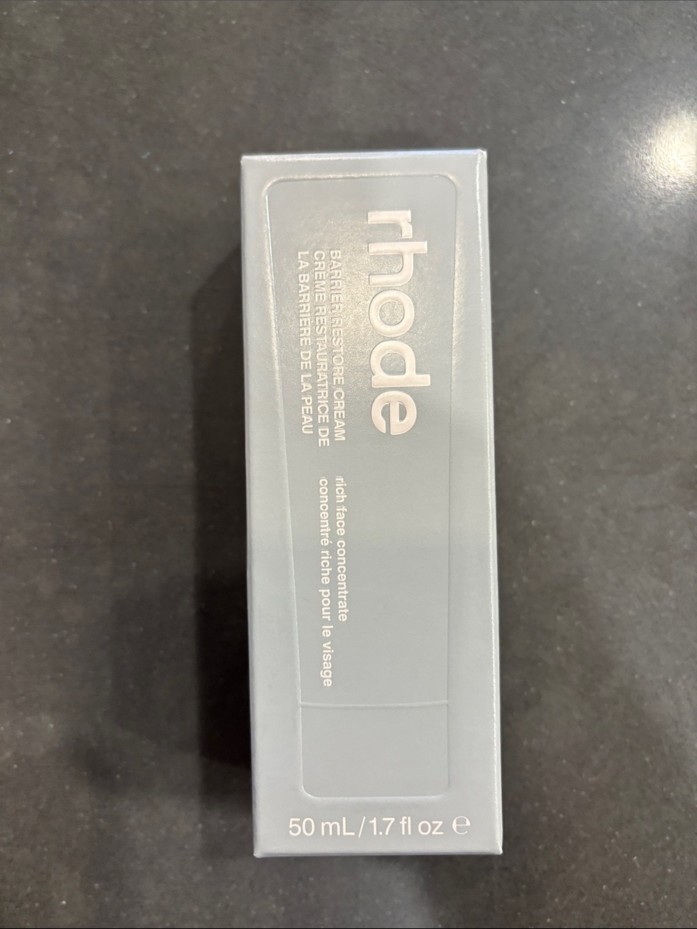 RHODE 3 piece glazing skincare trio in pale gray and soft cream - Picture 4 of 6